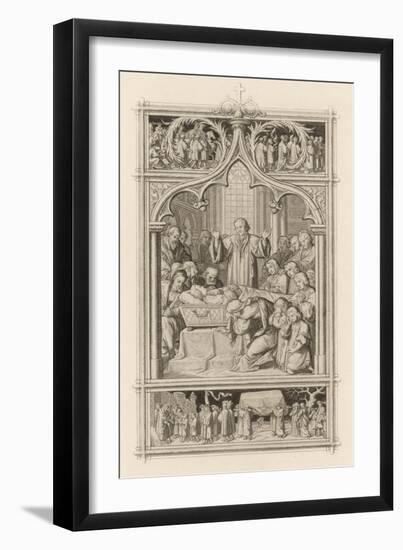Martin Luther's Funeral-Gustav Konig-Framed Art Print