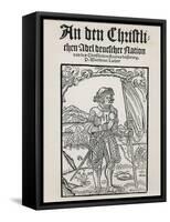 Martin Luther's 'Manifesto to the Christian Nobility of the German Nation', Strasbourg, 1520-null-Framed Stretched Canvas