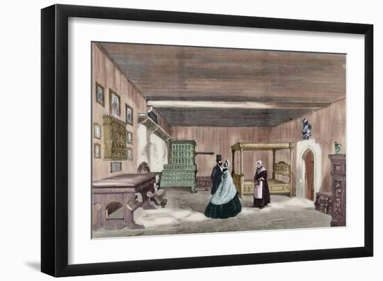 Martin Luther's Room in Wartburg Castle-null-Framed Giclee Print