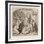 Martin Luther Senseless with His Doubts and Self-Torments is Tended by His Sympathetic Brethren-Gustav Konig-Framed Art Print