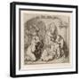 Martin Luther Senseless with His Doubts and Self-Torments is Tended by His Sympathetic Brethren-Gustav Konig-Framed Art Print