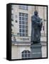 Martin Luther Statue in Dresden, Saxony, Germany, Europe-Michael Runkel-Framed Stretched Canvas