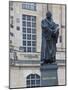 Martin Luther Statue in Dresden, Saxony, Germany, Europe-Michael Runkel-Mounted Photographic Print