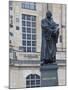 Martin Luther Statue in Dresden, Saxony, Germany, Europe-Michael Runkel-Mounted Photographic Print