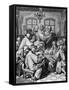 Martin Luther with Colleagues; Engraving-null-Framed Stretched Canvas