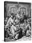 Martin Luther with Colleagues; Engraving-null-Stretched Canvas