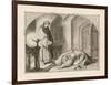 Martin Luther with Hans Kohlhase-Gustav Konig-Framed Art Print