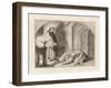 Martin Luther with Hans Kohlhase-Gustav Konig-Framed Art Print