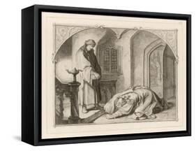 Martin Luther with Hans Kohlhase-Gustav Konig-Framed Stretched Canvas