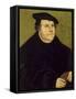 Martin Luther-Lucas Cranach the Elder-Framed Stretched Canvas