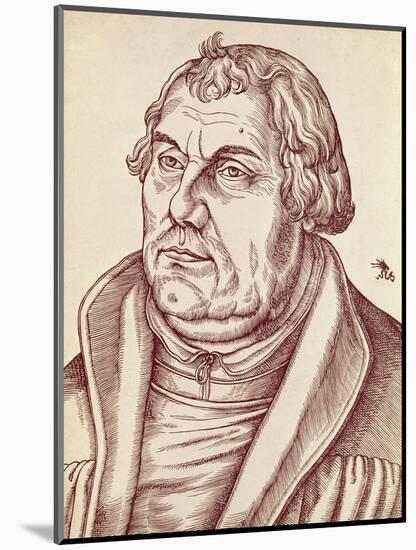 Martin Luther-Lucas Cranach the Elder-Mounted Giclee Print