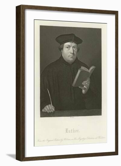 Martin Luther-Hans Holbein the Younger-Framed Giclee Print