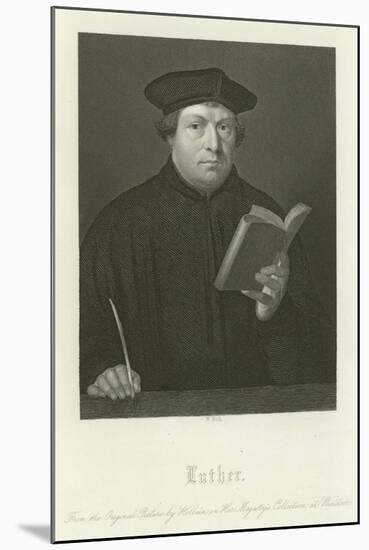 Martin Luther-Hans Holbein the Younger-Mounted Giclee Print