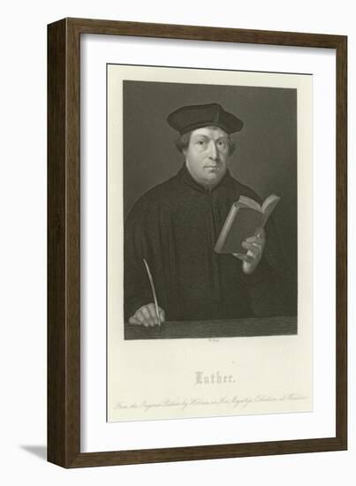 Martin Luther-Hans Holbein the Younger-Framed Giclee Print