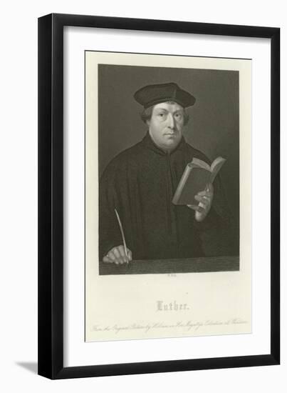 Martin Luther-Hans Holbein the Younger-Framed Giclee Print