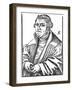 Martin Luthor German Protestant Reformer, 1546-Lucas Cranach the Elder-Framed Giclee Print