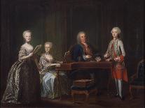 Kaiser Franz I with His Wife and Children, 1763-Martin Mytens II-Giclee Print