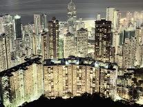 Hong Kong Skyline and financial district at dusk-Martin Puddy-Photographic Print