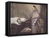 Martin Rithone Blessing the Body of the Count of Egmont-Louis Gallait-Framed Stretched Canvas