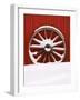 Martin Stables, Wheel Detail, Banff, Alberta-Michele Westmorland-Framed Photographic Print