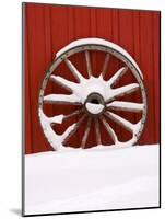 Martin Stables, Wheel Detail, Banff, Alberta-Michele Westmorland-Mounted Photographic Print