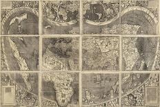World Map Universalis Cosmographia, 1507-Martin Waldseemüller-Laminated Giclee Print