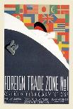 Foreign Trade Zone No. 1: New York City Department of Docks-Martin Weitzman-Laminated Art Print