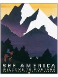 See America, Welcome to Montana-Martin Weitzman-Laminated Art Print