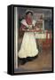 Martina Brings Breakfast-Carl Larsson-Framed Stretched Canvas