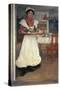 Martina Brings Breakfast-Carl Larsson-Stretched Canvas