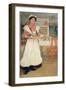 Martina Carrying Breakfast on a Tray, 1904-Carl Larsson-Framed Giclee Print