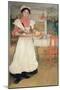 Martina Carrying Breakfast on a Tray, 1904-Carl Larsson-Mounted Giclee Print