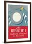 Martini Adds Zest-null-Framed Art Print