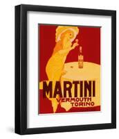 Martini and Rossi-null-Framed Art Print