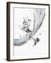 Martini and Stream of Water-David Jay Zimmerman-Framed Photographic Print
