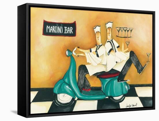 Martini Bar-Jennifer Garant-Framed Stretched Canvas