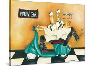 Martini Bar-Jennifer Garant-Stretched Canvas