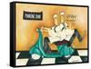 Martini Bar-Jennifer Garant-Framed Stretched Canvas