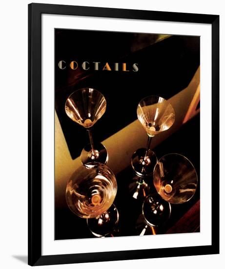 Martini Cocktails II-Richard Sutton-Framed Art Print