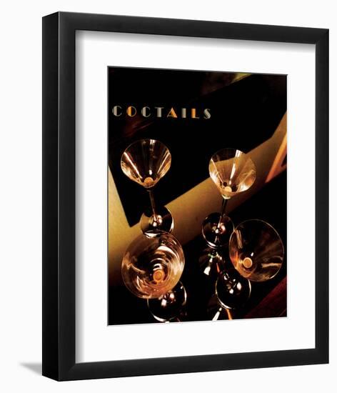 Martini Cocktails II-Richard Sutton-Framed Art Print