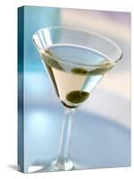 Martini Dry Cocktail (Drink with Gin, Vermouth Dry & Olive)-Michael Brauner-Stretched Canvas