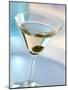 Martini Dry Cocktail (Drink with Gin, Vermouth Dry & Olive)-Michael Brauner-Mounted Photographic Print