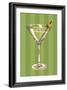 Martini Glass-Lantern Press-Framed Art Print