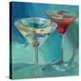 Martini in Aqua-Patti Mollica-Stretched Canvas