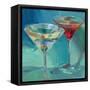 Martini in Aqua-Patti Mollica-Framed Stretched Canvas