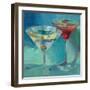 Martini in Aqua-Patti Mollica-Framed Art Print