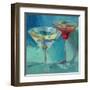 Martini in Aqua-Patti Mollica-Framed Art Print