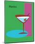 Martini in Green-ATOM-Mounted Giclee Print