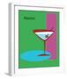 Martini in Green-ATOM-Framed Giclee Print