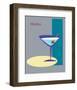 Martini in Grey-ATOM-Framed Giclee Print